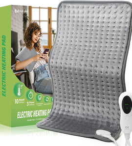 Pad for Back Pain and Cramps Relief, Large Heat Pad with 10 Heat Setting