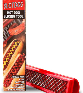 Hot Dog Slicing Tool - 10 inch - Red