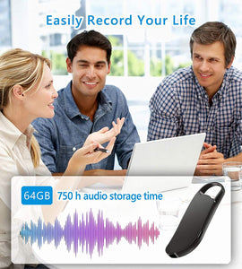 Vandlion Voice Activated Recorder with Triple Noise Reduction