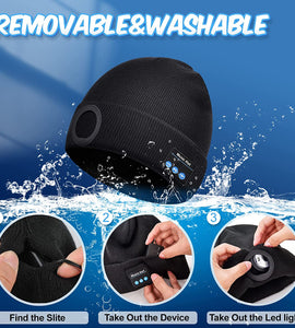 Bluetooth Beanie Hat Stocking Stuffers for Men, Mens Gifts for Christmas