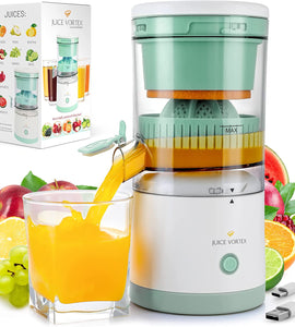 Kitchen Juice Vortex Lemon & Orange Juicer - Electric Citrus Squeezer & Presser - Rechargeable Juicer Machine - Wireless Portable Juicer