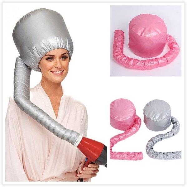 Portable Soft Hair Drying Cap Bonnet Hood Hat Blow Dryer