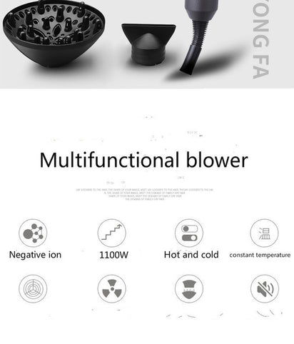 Thermostatic Hair Dryer with Negative Ion Technology