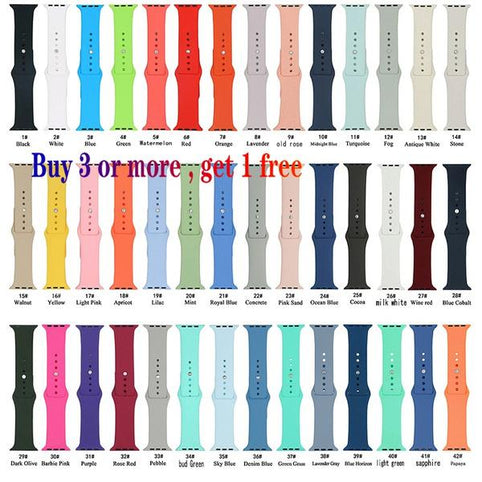Silicone Strap For Apple Watch