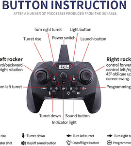 DIY Build Remote Control Tank Kit with 360° Rotate Water Bomber