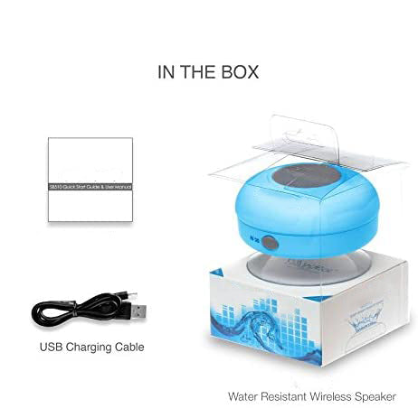 HD Water Resistant Bluetooth 3.0 Shower Speaker