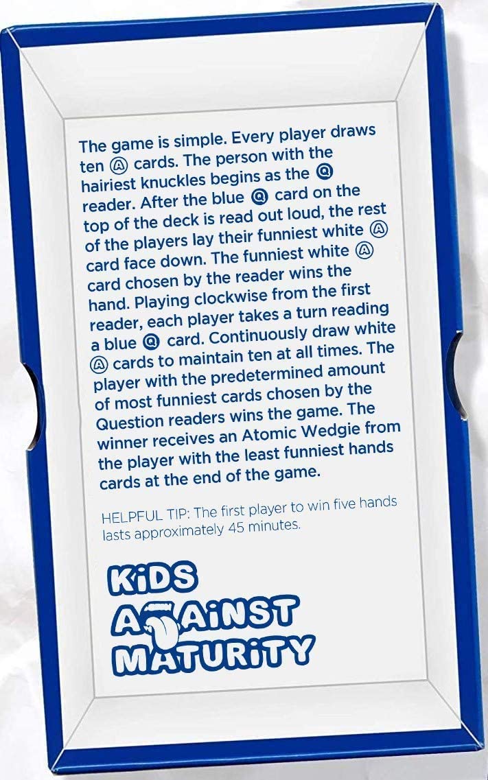 Kids Against Maturity: Card Game for Kids and Families