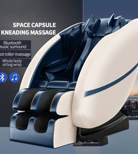 Space Capsule Massage Chair With Bluetooth Music & Automatic Whole Body Massage
