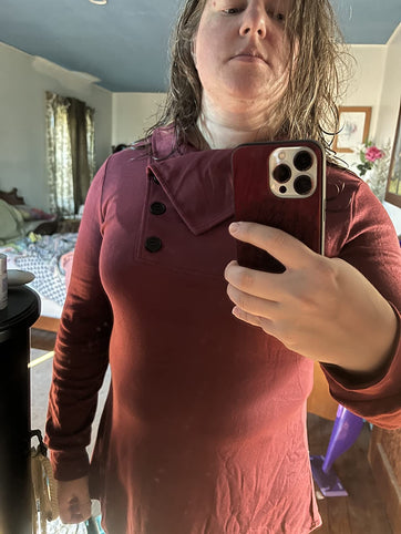 Women's Long Sleeve Cowl Neck Sweater