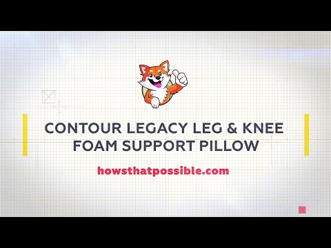 Leg & Knee Foam Support Pillow
