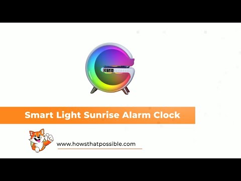 Sunrise Alarm Clock & Wake Up Light Alarm Clocks for Bedrooms