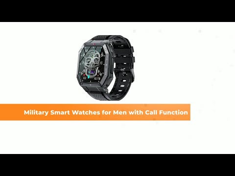 Military Smart Watch for Men (Answer/Make Call), 1.85 Inches HD Outdoor