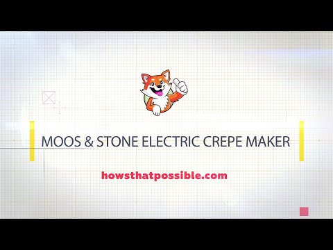 Moos & Stone Electric Crepe Maker