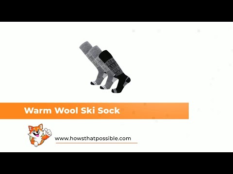 3Packs Alpaca Ski Socks – Men Warm Wool Sock, Women Skiing & For Snowboarding