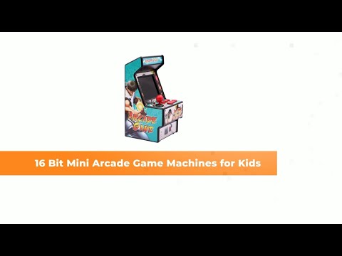 16 Bit Mini Arcade Game Machines for Kids with 156 Classic Handheld Video Games