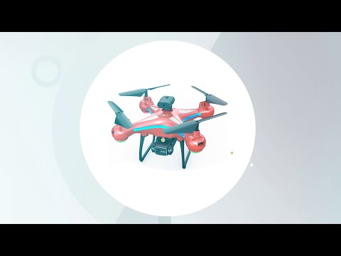 LED Drone with 4K HD Dual Camera for Adults Beginners Kids
