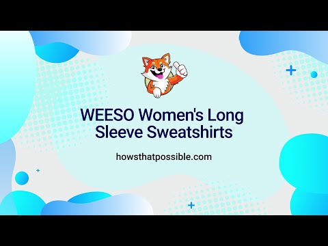 WEESO Women's Long Sleeve Sweatshirts