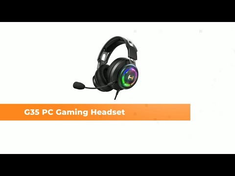 PC Gaming Headset Hi-Res Sound Quality USB Over-Ear Headphone