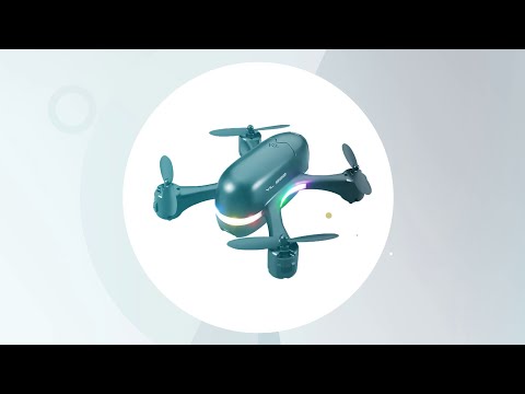RC Drone with Camera, Quadcopter with Headless Mode One Button Takeoff Landing One Click Return 360°