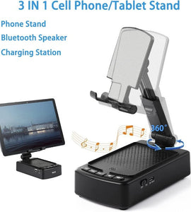 Gifts for Him Dad Women Who Want Nothing, Adjustable Tablet Holder with Wireless Speaker